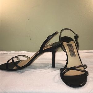 Jimmy Choo Black Sling Back Heels size 39